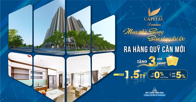 Sở hữu căn hộ 2 phòng ngủ Thăng Long Capital với mức giá chỉ từ 1,5 tỷ/căn