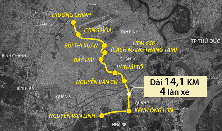 TP.Hồ Chí Minh: Doanh nghiệp đề xuất đầu tư 30.000 tỷ đồng làm đường trên cao