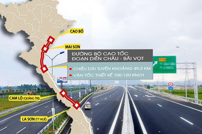 Dự án Cao tốc Diễn Châu - Bãi Vọt sắp được khởi công