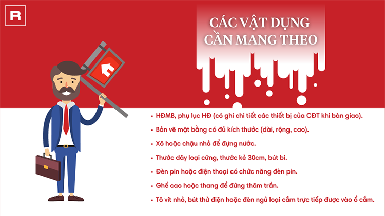 Infographic: Cần chuẩn bị gì để quá trình giao nhận nhà diễn ra suôn sẻ?