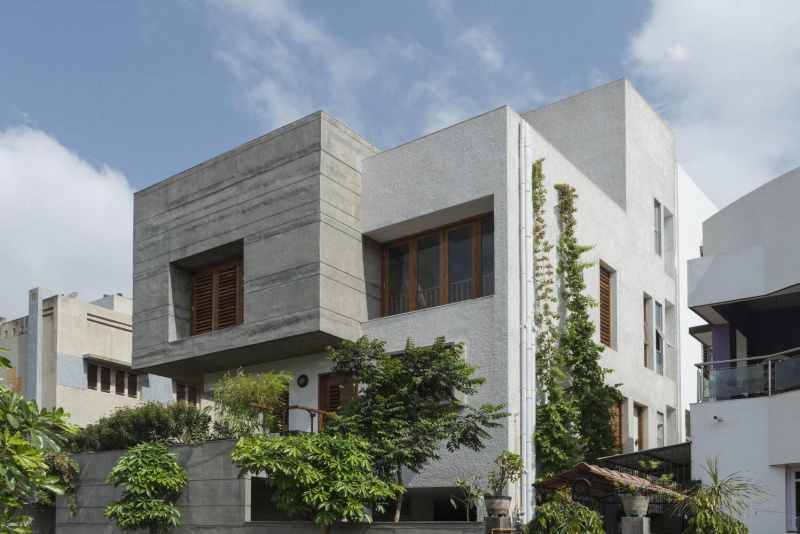 Phong cách nhà ở hiện đại, tươi mát H-Cube House ở Ấn Độ