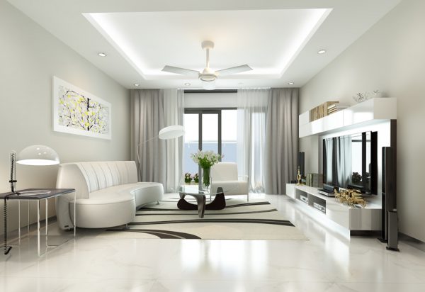 Lựa chọn màu sơn phòng khách hợp phong thủy
