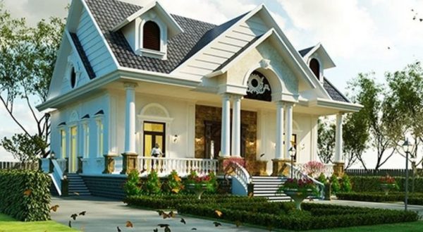 Mới mẻ, ấn tượng với những mẫu nhà cấp 4 kiểu Pháp sang trọng cực đẹp