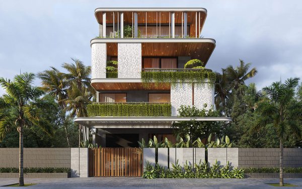 Bộ sưu tập các mẫu biệt thự đẹp 4 tầng hiện đại, phù hợp nhiều đối tượng