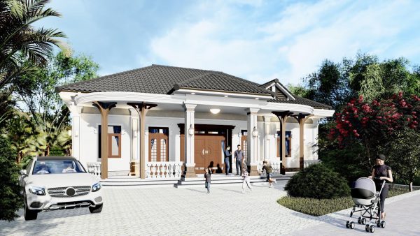 BST biệt thự cấp 4 sang trọng, không bao giờ bị lỗi mốt