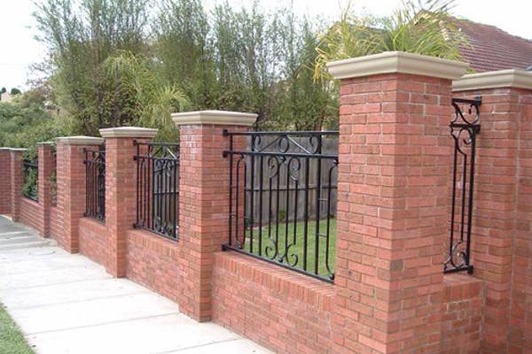 Điểm qua một số mẫu hàng rào xây gạch đẹp