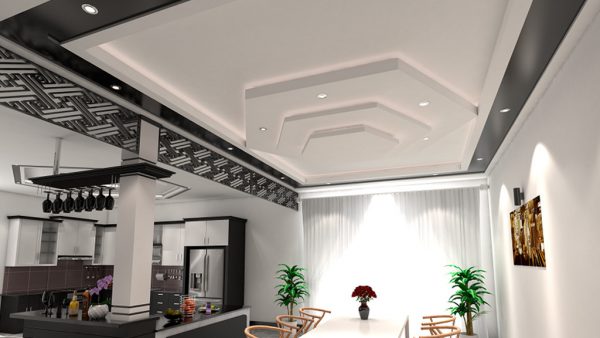 Vẻ đep ấn tượng của những mẫu trần thạch cao giật cấp