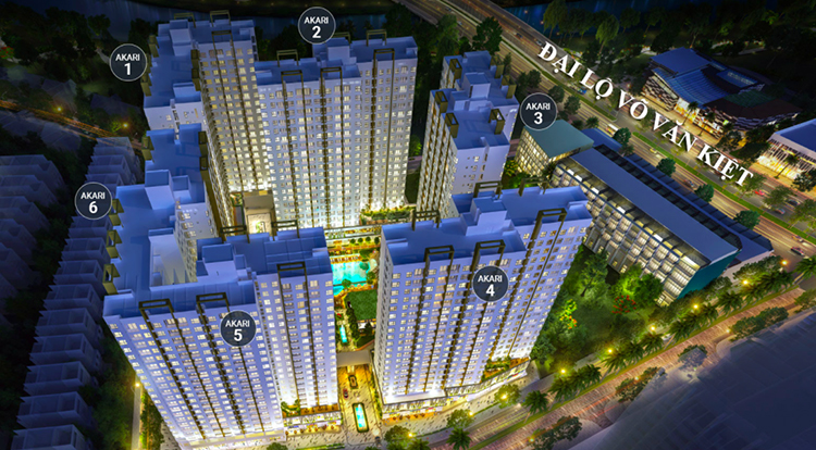 Trước thời điểm bàn giao cuối quý 2 này, dự án Akari City lộ diện vẻ ngoài hoàn thiện