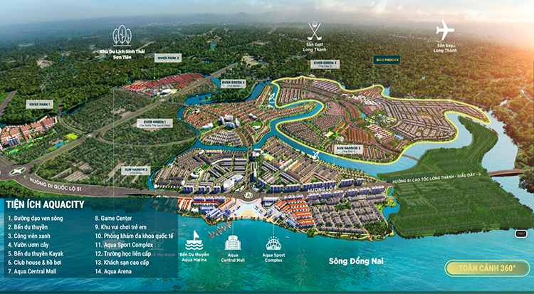 Dự án Aqua City tại Hòa Bình bước vào giai đoạn khởi công