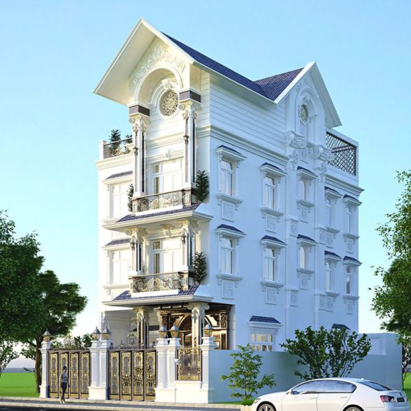 Biệt thự 4 tầng 400m2 tại Hưng Yên đem đến một góc nhìn thẩm mỹ khác biệt