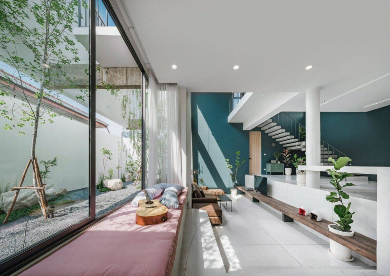The Hidden: Biệt thự Thái Lan 400m2 với thiết kế “đóng ngoài, mở trong” tiện nghi hoàn hảo