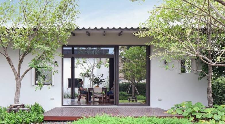 Ghé Thái Lan ngắm nhà 1 tầng mộc mạc, giản dị lấy cảm hứng từ kiến trúc Nhật Bản