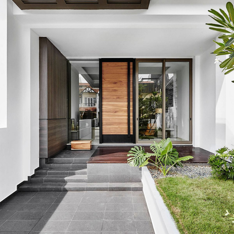 Thiết kế nhà phố 3 tầng Singapore dành riêng cho gia chủ bận rộn