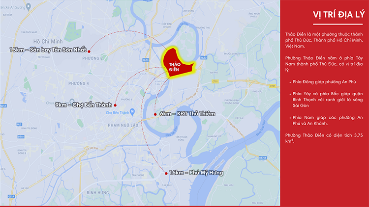 Căn hộ cao cấp Thảo Điền,TP. Thủ Đức - TP. Hồ Chí Minh