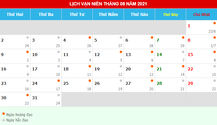 Chọn ngày tốt theo tuổi để nhập trạch, chuyển nhà tháng 8/2021