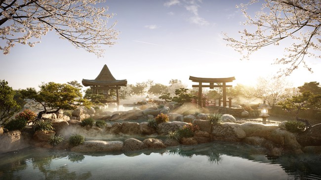 Triển khai tổ hợp căn hộ Onsen đầu tiên của Việt Nam bởi 3 tập đoàn lớn Nhật Bản