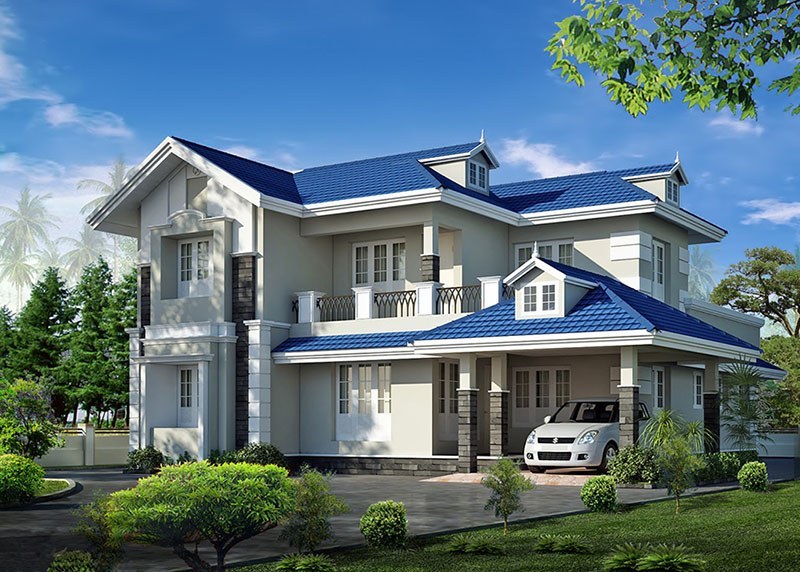 Ngắm nhìn những mẫu nhà 2 tầng có gara được yêu thích nhất