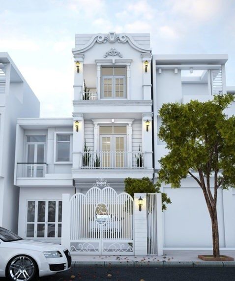 Không thể rời mắt khỏi những mẫu nhà ống tân cổ điển 3 tầng lộng lẫy này
