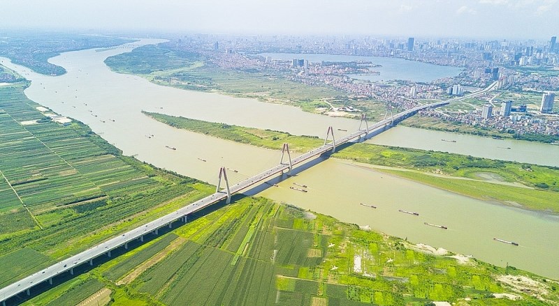 Phương án quy hoạch sông Hồng: Hai tuyến đường ven sông được xây dựng