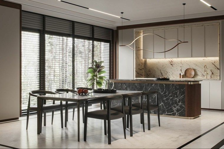 Chiêm ngưỡng cách ứng dụng đá marble cẩm thạch đẹp cực lôi cuốn