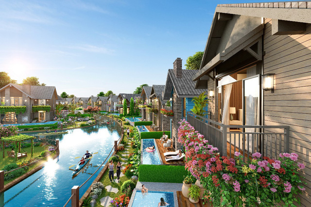 Khám phá làng biệt thự Lagoon đẹp như cổ tích tại The Tropicana - NovaWorld Ho Tram
