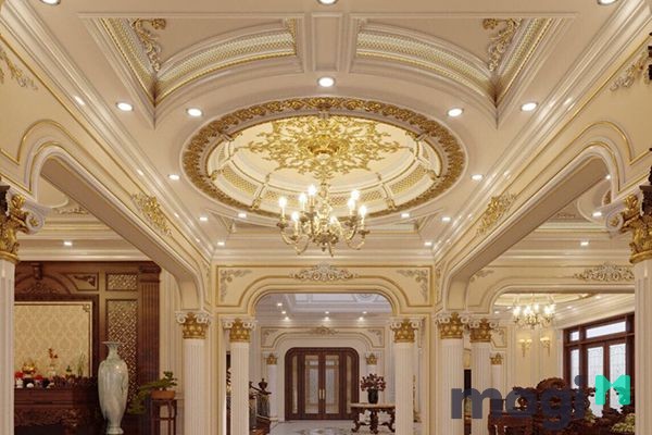 Mẫu trần thạch cao cổ điển & tân cổ điển đẹp