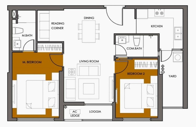 Ưu và Nhược điểm khi mua căn hộ 2 phòng tắm
