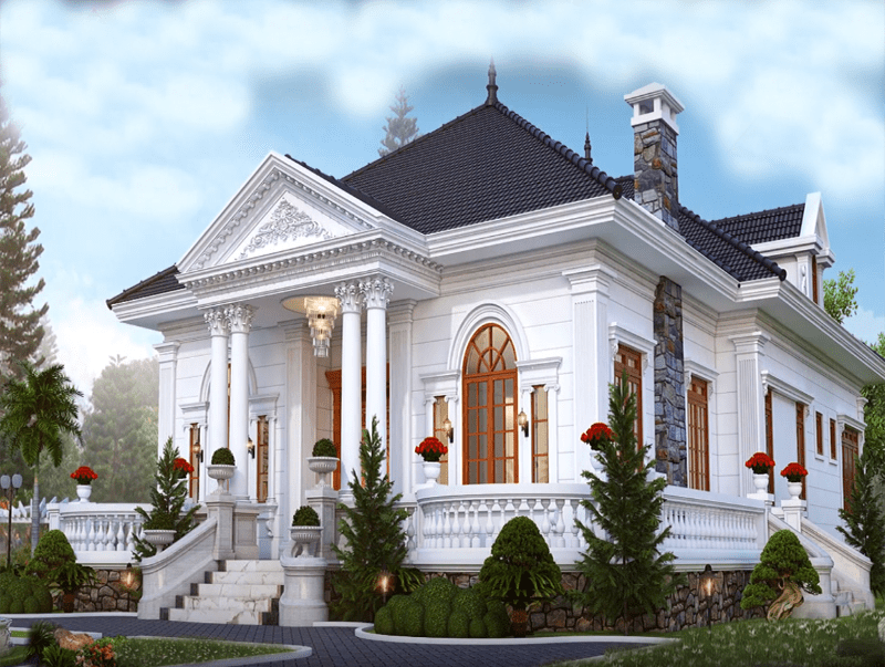 nhà 1 trệt 1 lầu tân cổ điển đẹp LV 23505 LuxViet 2020 #41 nhà 1 trệt 1 lầu tân cổ điển đẹp LV 23505 LuxViet 2020