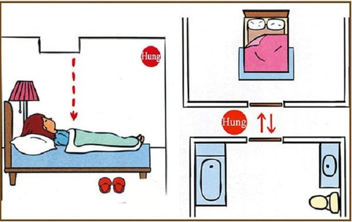 10+ cách hóa giải cửa nhà vệ sinh đối diện cửa phòng ngủ