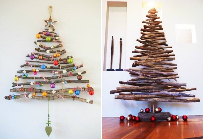 6 cách trang trí cây thông Noel đẹp từ những nguyên liệu đơn giản