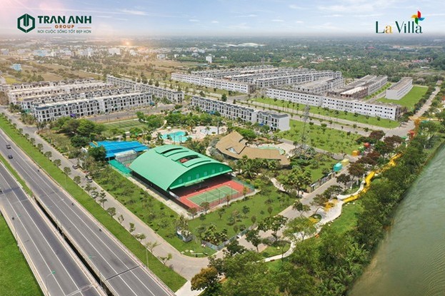 La Villa Green City hưởng lợi từ dự án kè bờ sông Long An