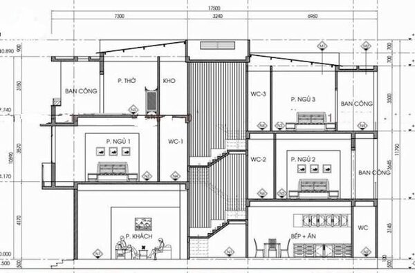 Mẫu Thiết Kế Nhà 3x12m đẹp Hiện đại Quy Mô Xây Dựng 1 Trệt 2 Lầu   THONGKENHADAT