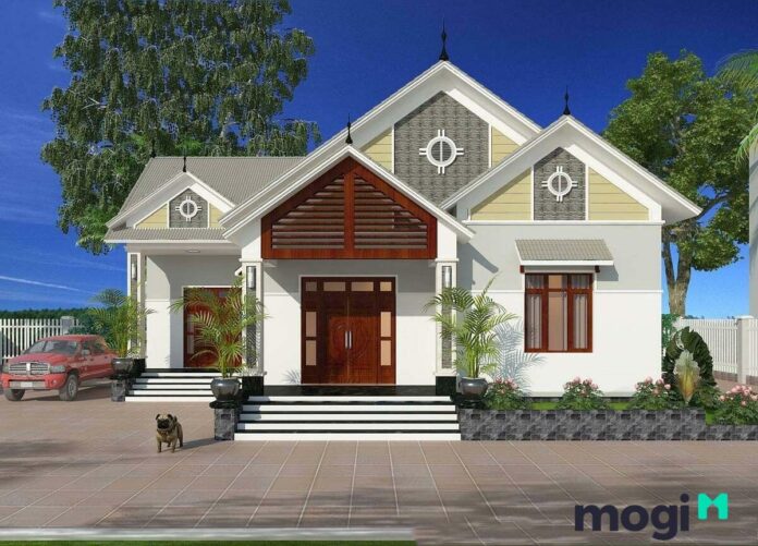 Kinh nghiệm xây nhà một tầng đẹp ở nông thôn