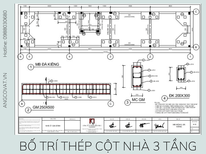 Nguyên tắc và kinh nghiệm bố trí thép dầm