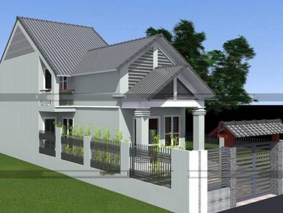 Top 3+ mẫu nhà cấp 4 gác lửng mái thái 5×20 ĐẸP & ẤN TƯỢNG