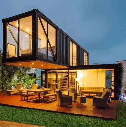 Top 7 mẫu mẫu nhà container 2 tầng đẹp và tiện nghi