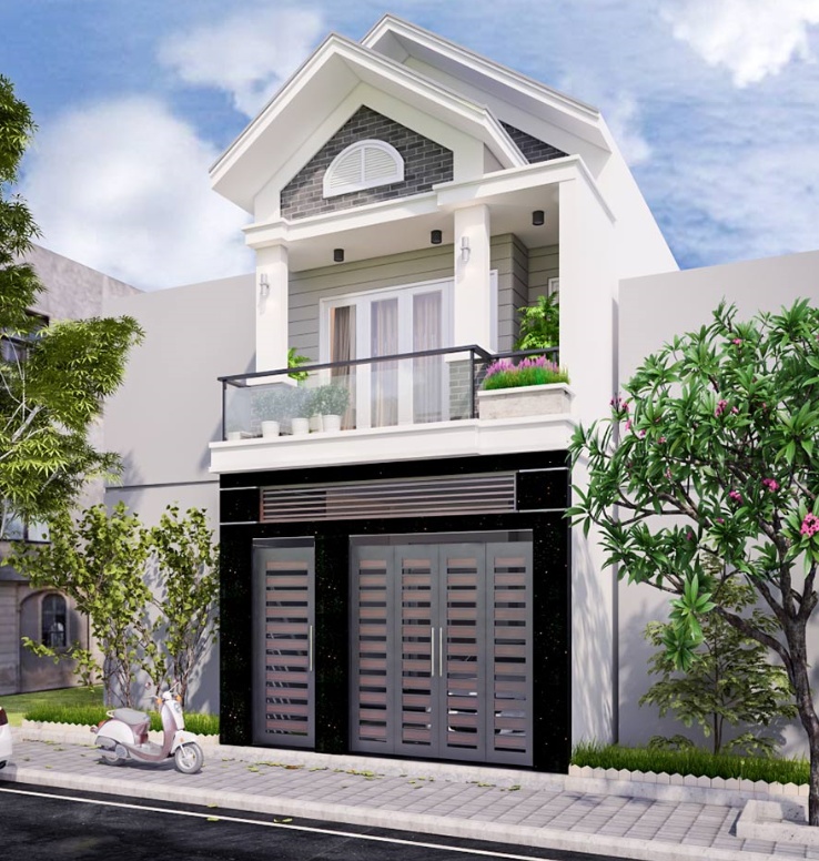 Top 4 mẫu nhà ống 2 tầng mái Thái đẹp 2022 dành cho bạn
