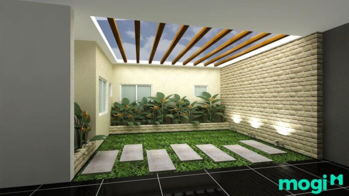 Giếng trời cầu thang – Top 20+ mẫu cầu thang có giếng trời đẹp, độc đáo