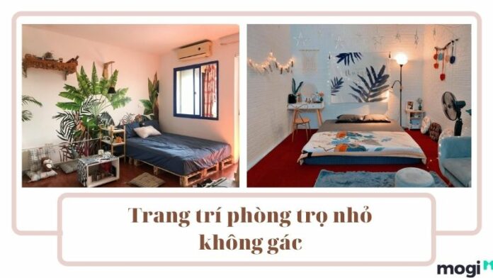 Bí kíp trang trí phòng trọ đẹp không gác cực đơn giản