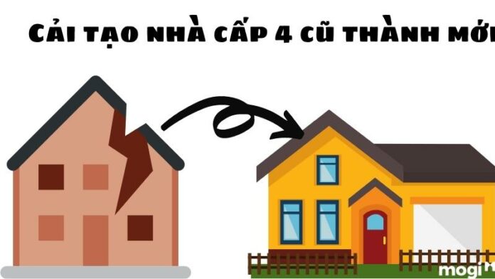 Cải tạo nhà cấp 4 đẹp và siêu tối ưu chi phí