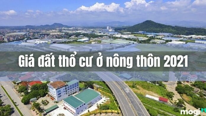 Giá đất thổ cư ở nông thôn 2021 cập nhật mới nhất hiện nay