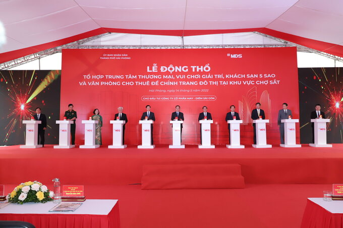 Hải Phòng: Động thổ dự án trung tâm thương mại chợ Sắt hơn 6.000 tỷ đồng