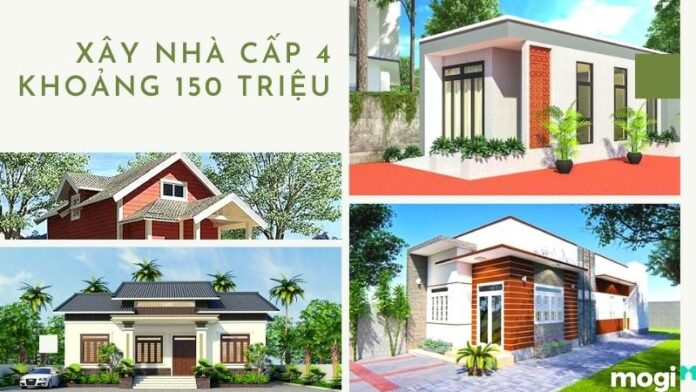 Bỏ túi bí kíp thiết kế xây nhà cấp 4 khoảng 150 triệu đẹp, sang trọng