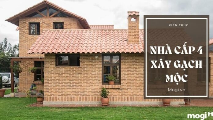 Thu hút với những mẫu nhà cấp 4 xây gạch mộc độc đáo