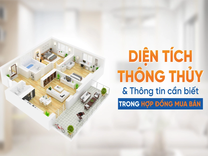 Cách tính diện tích thông thủy chung cư chính xác nhất