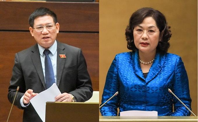Hôm nay, Bộ trưởng Bộ Tài chính và Thống đốc Ngân hàng đăng đàn trả lời chất vấn