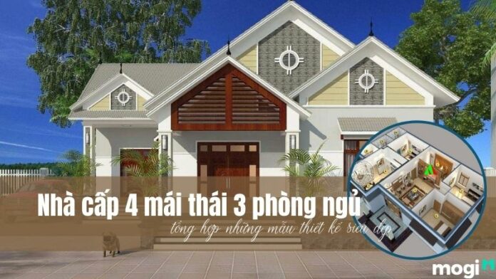 Nhà cấp 4 mái tôn 3 phòng ngủ – thiết kế tiện nghi vẫn siêu tiết kiệm!