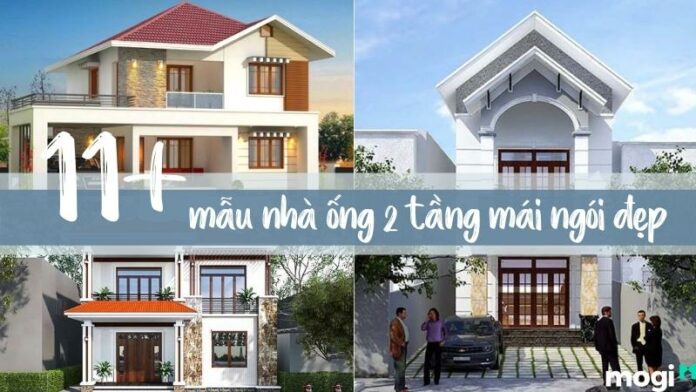 Say đắm trước 11+ mẫu nhà ống 2 tầng mái ngói đẹp, sang trọng