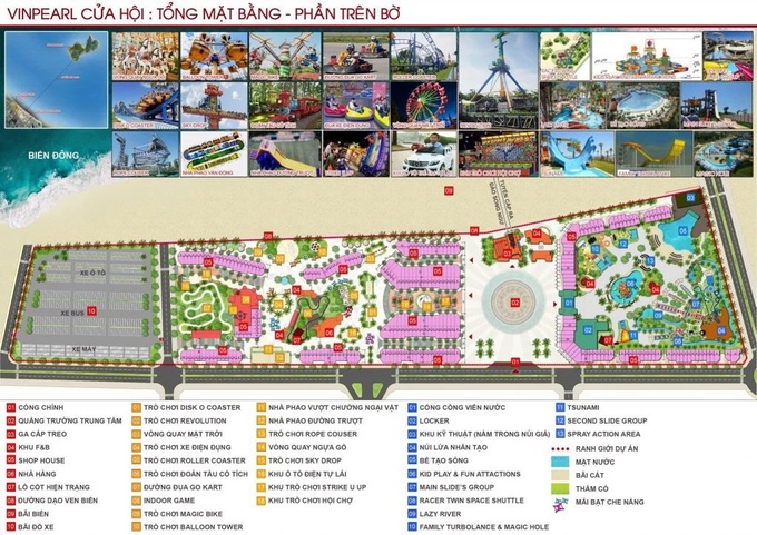 Cận cảnh dự án cáp treo Vinpearl Cửa Hội, Nghệ An