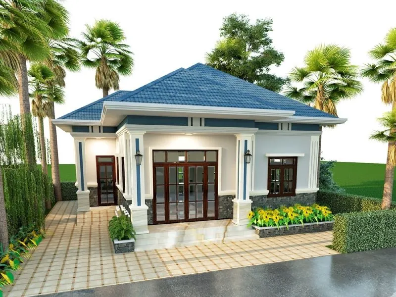 Những mẫu nhà cấp 4 mái tôn 5×20 được yêu thích nhất